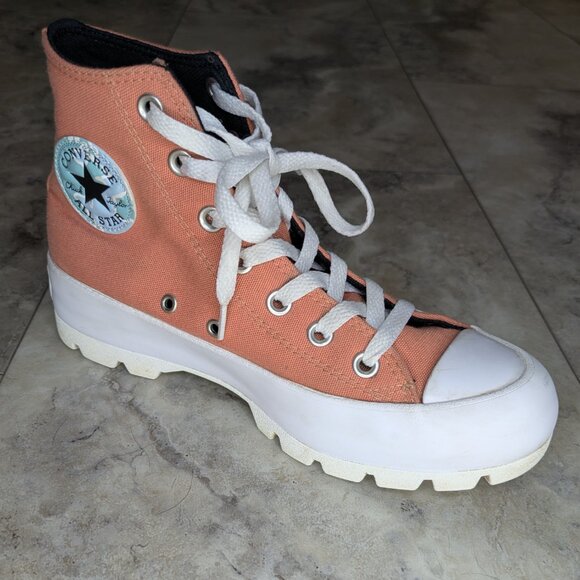 Converse Chuck Taylor All Star High Lugged Sneakers (women's 7.5) - Picture 3 of 9